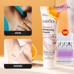 Crema blanqueadora corporal para eliminar la articulación interior del muslo