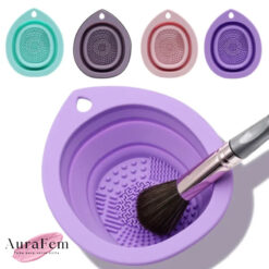 Limpiador de brochas de maquillaje de silicona
